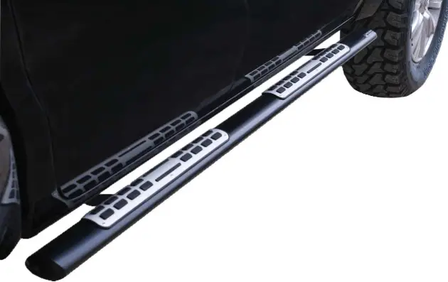 Prix Cassé MARCHE PIEDS OVALE NOIR POUR FORD RANGER DOUBLE CABINE A PARTIR DE 2012 ET FORD RANGER RAPTOR A PARTIR DE 2023 - THERMOLAQUE NOIR