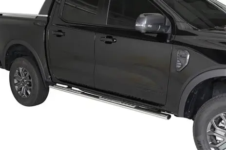 MARCHE PIEDS OVALE INOX POUR FORD RANGER EXTRA CABINE A PARTIR DE 2012 Expédié Aujourd’hui