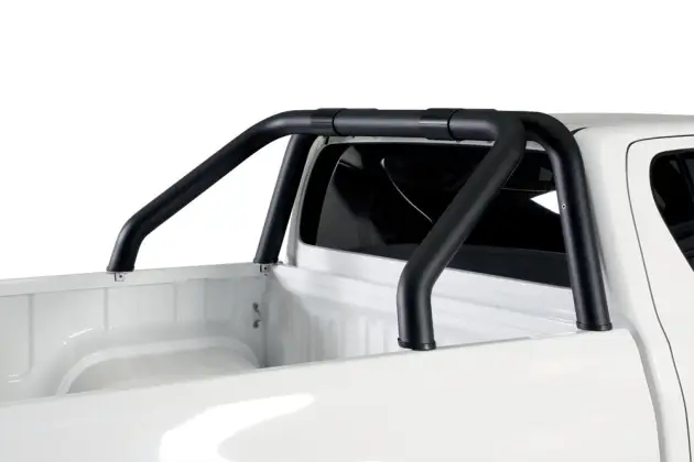 Jusqu’à Épuisement Des Stocks ROLL BAR NOIR DOUBLE TUBE INOX NOIR NEW STYLE 76MM POUR TOYOTA HILUX REVO DOUBLE ET EXTRA CABINE A PARTIR DE 2016