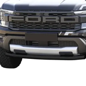 Dernier Modèle BARRE DE PROTECTION AVANT NOIR 63MM POUR FORD RANGER RAPTOR A PARTIR DE 2023 - THERMOLAQUE NOIR
