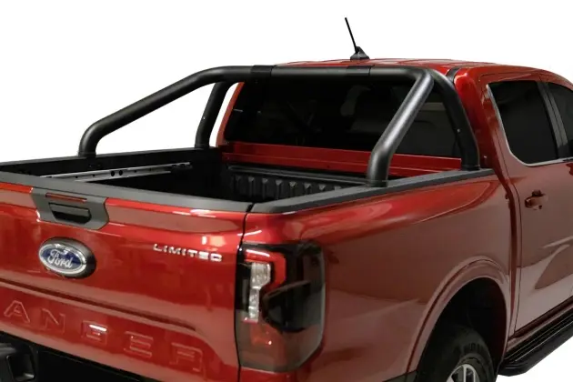 ROLL BAR NOIR DOUBLE TUBE 76MM POUR FORD RANGER ET FORD RANGER RAPTOR A PARTIR DE 2023 Certifié