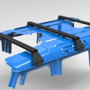 Livraison Gratuite KIT 3 BARRES DE TOIT RHINO RACK RECONN - DECK NOIRES 1500 MM ET PIEDS POUR INEOS GRENADIER