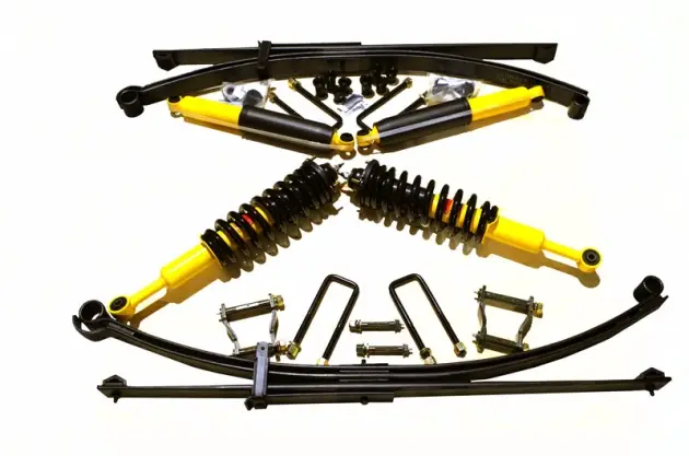 Prix Choc KIT DE SUSPENSION TERRAIN TAMER AVEC LAMES PARABOLIQUES 700-850KG REHAUSSE +40MM POUR ISUZU D-MAX A PARTIR DE 2021
