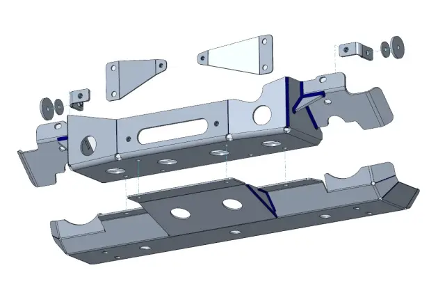 Quantité Limitée KIT DE MONTAGE INTEGRE POUR TREUIL POUR INEOS GRENADIER