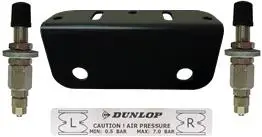 VALVES POUR GONFLAGE SUSPENSION PNEUMATIQUE DUNLOP Certifié