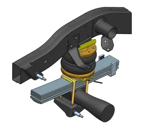 Meilleur Choix RENFORT DE SUSPENSION PNEUMATIQUE ARRIERE (BOUDINS) POUR MITSUBISHI L200 DE 2006 A 2015 (SANS COMPRESSEUR)