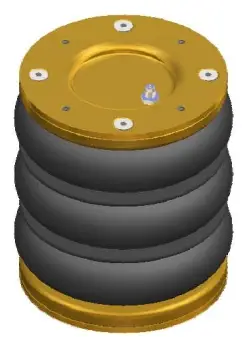Top Vente OPTION COUSSINS A 3 ETAGES POUR KIT SUSPENSION PNEUMATIQUE SUR VEHICULE REHAUSSE