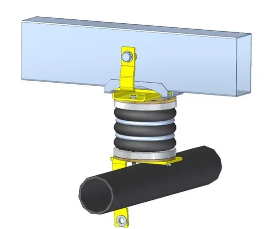 Vente Flash RENFORT DE SUSPENSION PNEUMATIQUE ARRIERE (BOUDINS) POUR VOLKSWAGEN AMAROK DE 2010 A 2022 (SANS COMPRESSEUR)