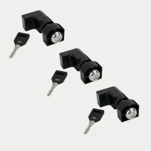 LOT DE 3 SERRURES ET 2 CLES ASSORTIES POUR TIROIRS DECKED ET RANGEMENTS LATERAUX Promotion Saisonnière