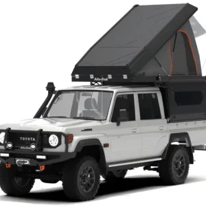 Livraison Gratuite ALU CAB MODCAP CAMPER AVEC FENETRES LATERALES POUR LAND CRUISER 79 DOUBLE CABINE