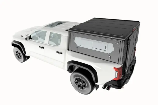 Livraison Gratuite ALU CAB MODCAP WORKER AVEC FENETRES LATERALES POUR FORD RANGER A PARTIR DE 2023 DOUBLE CABINE