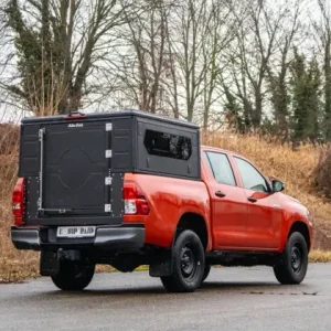 Certifié ALU CAB MODCAP WORKER AVEC FENETRES LATERALES POUR TOYOTA HILUX REVO A PARTIR DE 2016 DOUBLE CABINE