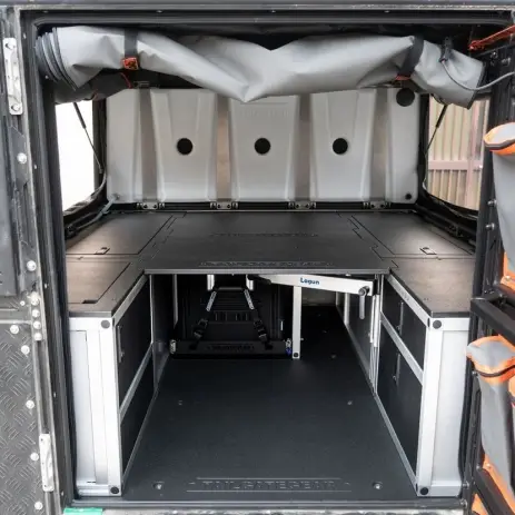 Offre Du Jour AMENAGEMENT TAILGATE GEAR POUR CANOPY CAMPER & MODCAP XTRA CABINE TOYOTA HILUX 2015+