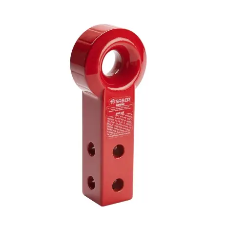 Achat Immédiat ATTELAGE DE RÉCUPÉRATION LONG EN ALUMINIUM 7075 COMPATIBLE AVEC LES CABLES - ROUGE PRISMATIC