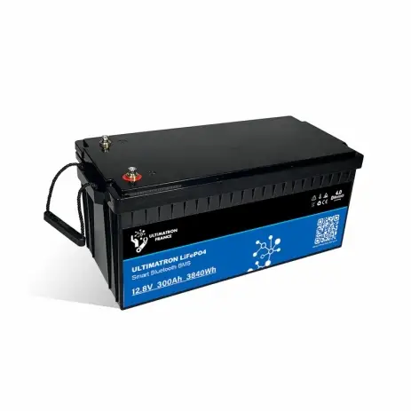 Nouveauté BATTERIE LITHIUM ULTIMATRON LIFEPO4 12.8V 300AH SMART BMS BLUETOOTH
