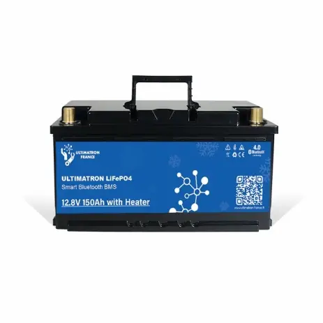 BATTERIE SOUS SIEGE LITHIUM ULTIMATRON LIFEPO4 12.8V 150AH SMART BMS BLUETOOTH CHAUFFAGE Meilleure Vente