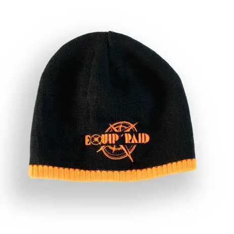 BONNET NOIR ET ORANGE COLLECTION 2025 EQUIP'RAID Bon Marché
