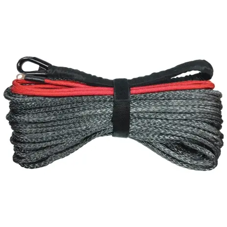 CORDE SYNTHETIQUE CORE - 8MM X 30M POUR TREUIL 2.7T(SSV QUAD ET PETIT 4X4) Nouveauté