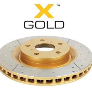 DISQUE DE FREIN DBA 2132X GOLD VENTILÉ ET RAINURÉ PERCÉ (LA PAIRE) Paiement Sécurisé
