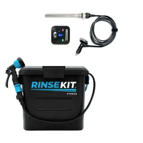 Prix Cassé DOUCHE PORTABLE AUTONOME RINSEKIT PRO 13.3L AVEC BATTERIE ET CHAUFFE EAU
