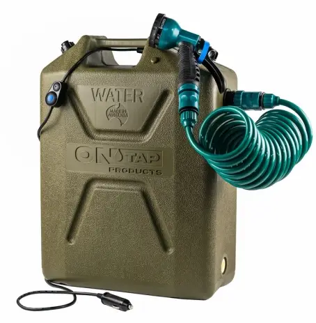 Must-Have DOUCHE PORTABLE DE CAMPING 22L ONTAP GREEN
