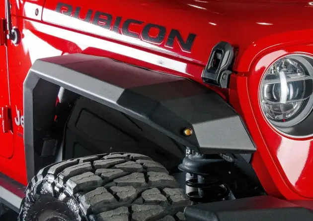 Commander Vite ELARGISSEURS D'AILES AVANT (LA PAIRE) POUR JEEP WRANGLER JL 2018+