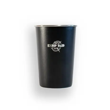 GOBELET INOX NOIR GRAVÉ EQUIP'RAID 2025 Promotion Saisonnière