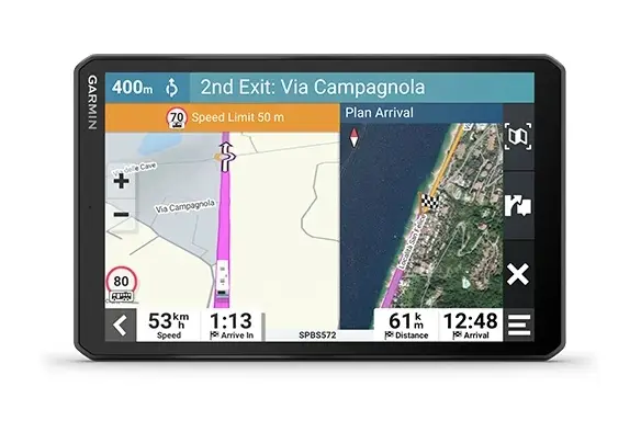 GPS ROUTIER AVEC ITINERAIRES PERSONNALISES GARMIN CAMPER 895 8 POUCES Acheter En Ligne