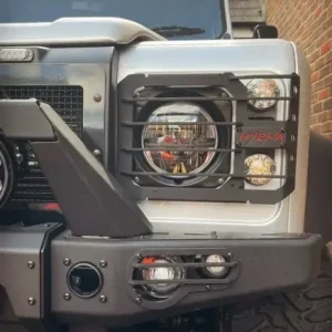 GRILLES DE PROTECTION DE FEU EN ALUMINIUM HYENA POUR LAND ROVER DEFENDER 1983-2016 Prix Cassé