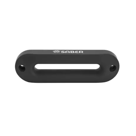 GUIDE CABLE ECUBIER EPAIS SABER EN ALUMINIUM ANODISE - NOIR Super Prix