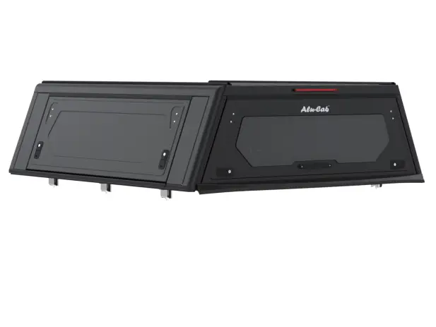 HARDTOP ALU CAB "CONTOUR NEXT GENERATION" POUR FORD F150 (BENNE COURTE) A PARTIR DE 2021 - ALUMINIUM NOIR SANS VITRES LATERALES Meilleure Vente