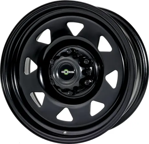 JANTE ACIER GOSS TRIANGULAR BLACK 8 X 17 ENTRAXE 5 X 150 ET 20 POUR TOYOTA SERIE 7 APRES 2000 ET J100/J105 Remise
