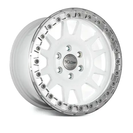 Usine Directe JANTE ALUMINIUM BEADLOCK FORGEE RAID EVO CORSE DAKAR 9x17" ET 0 BLANCHE POUR TOYOTA HILUX VIGO/REVO ET LAND CRUISER J120/150
