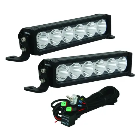 Commander Maintenant KIT 2 BARRES LED VISION-X XPR-H6E (VEILLEUSE INTEGREE) ET FAISCEAU DUAL