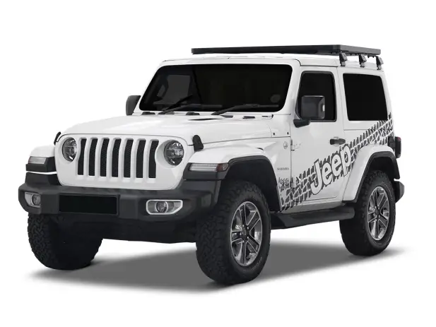 Prix Bas KIT DE 1/2 GALERIE SLIMLINE II POUR UNE JEEP WRANGLER JL 2 PORTES (2018 - JUSQU'à PRéSENT) - DE FRONT RUNNER