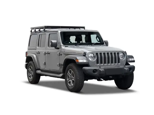 KIT DE 1/2 GALERIE SLIMLINE II POUR UNE JEEP WRANGLER JL 4 PORTES (2018 - JUSQU'à PRéSENT) / HAUT- DE FRONT RUNNER Promotion Saisonnière