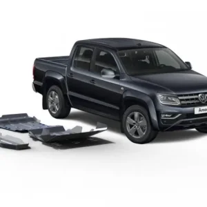 Livraison Gratuite KIT DE 5 BLINDAGES ALUMINIUM 6 MM RIVAL POUR VOLKSWAGEN AMAROK 3L V62016 -2019