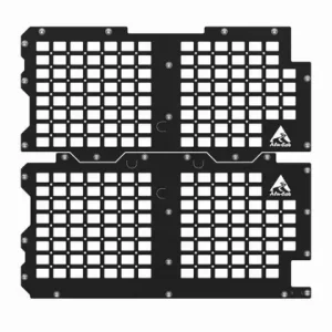 KIT DE DEUX PLAQUES MOLLE POUR PORTE ARRIERE PARTIE BASSE ET HAUTE COMPATIBLE MODCAP ET CANOPY CAMPER XC/DC Offre Limitée