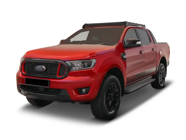 Livraison Express KIT DE GALERIE DE TOIT SLIMSPORT POUR FORD RANGER T6 / WILDTRAK / RAPTOR DOUBLE CABINE (2012 - 2022) / PRET POUR BARRE LED
