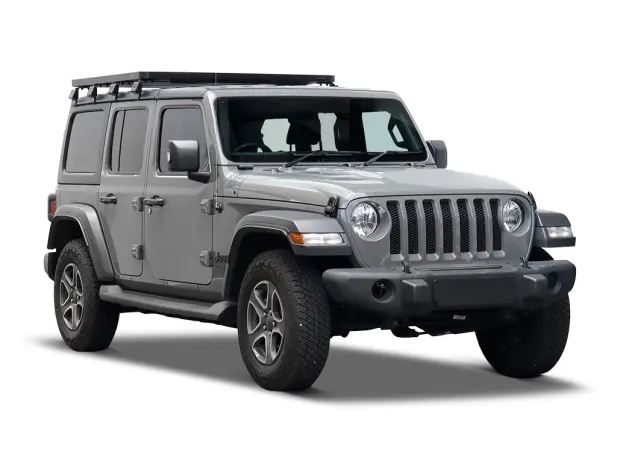 KIT DE GALERIE SLIMLINE II 1/2 SUR GOUTTIERE POUR UNE JEEP WRANGLER JL 4 PORTES (2018-JUSQU'A PRéSENT) - PAR FRONT RUNNER Must-Have