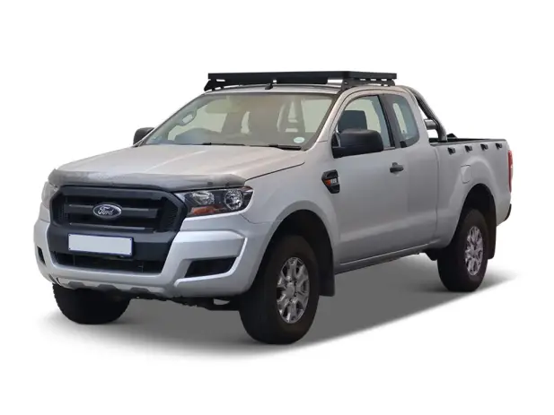 Promotion Saisonnière KIT DE GALERIE SLIMLINE II POUR LE FORD RANGER T6 4èME GéN EXTENDED CAB (2012-2022) / PROFIL BAS - DE FRONT RUNNER