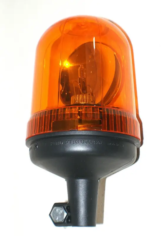 Populaire Gyrophare ambre 12 Volts sur hampe AJBA