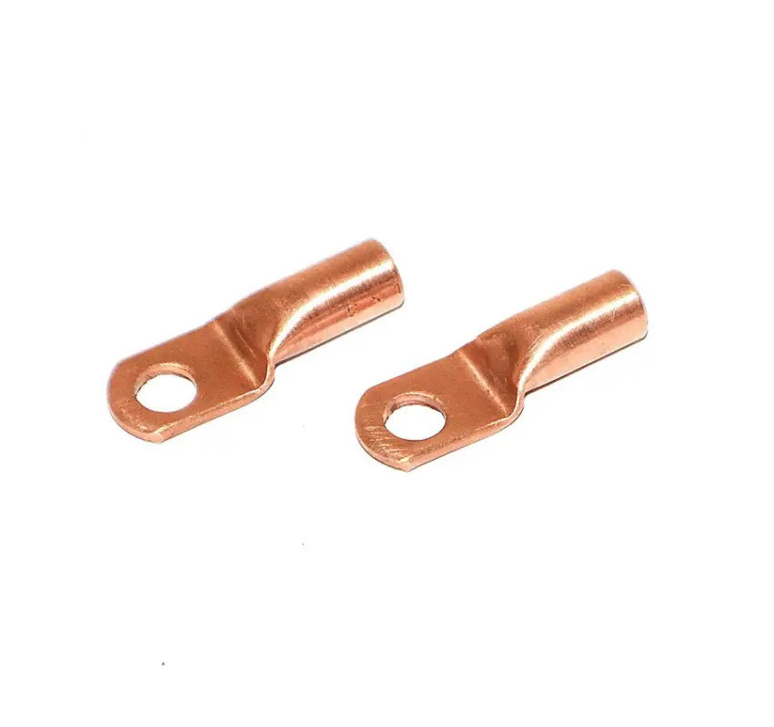 Paiement Sécurisé Jeu de 2 cosses tubulaires en cuivre Pour câble de batterie de diamètre 5 mm