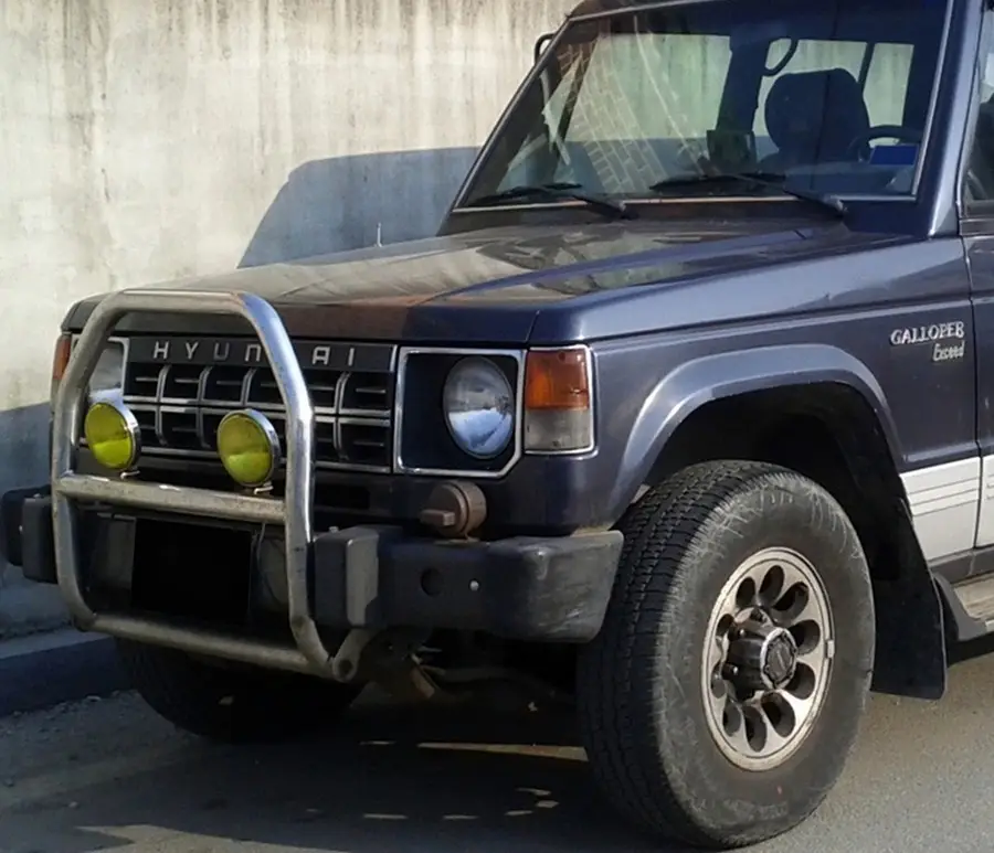 Jeu de 2 optiques de phares pour HYUNDAI GALLOPER Retour Gratuit