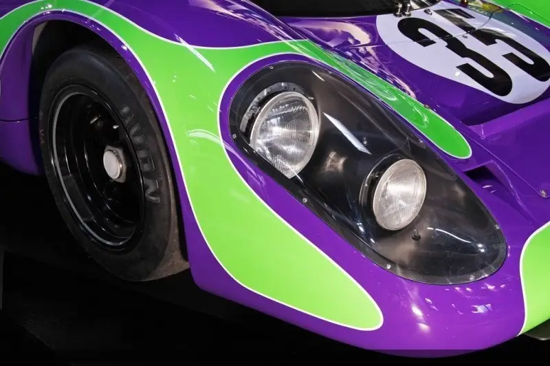 Certifié Phare "VIRAGE" pour PORSCHE 917 éclairage jaune