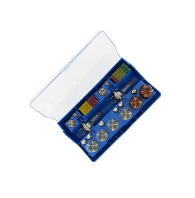 Promotion Coffret de secours avec lampes 12 Volts H7+H7 professionnel pour utilitaires