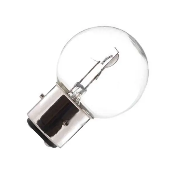 Jeu de 2 lampes à ergots BA21D éclairage blanc en 12 Volts 45/40 Watts Certifié