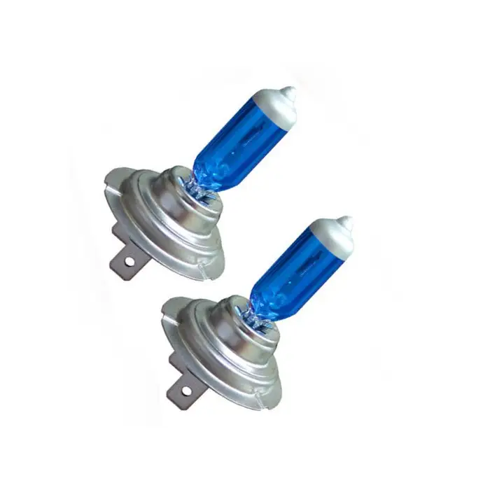 Jeu de 2 lampes H7 en 12 volts 55 Watts type XENON BLUE Super Prix
