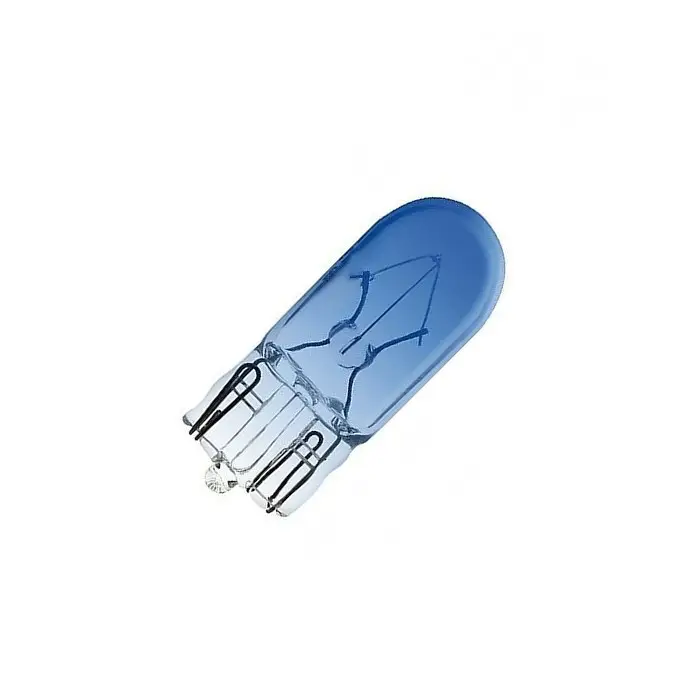 Jeu de 2 lampes Wedge Base T10 Bleues en 12 Volts 5 Watts Satisfait Ou Remboursé