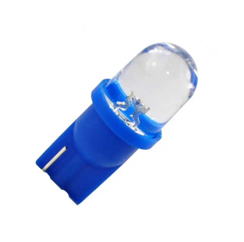 Jeu de 2 lampes Wedge Base T10 LED Bleue en 12 Volts Jusqu’à Épuisement Des Stocks